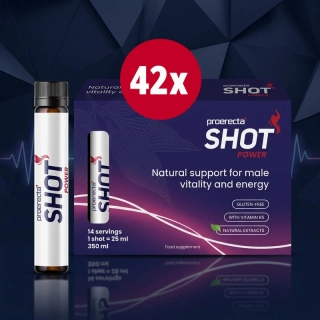 Proerecta Shot Power | 42 ks (3 bal.)